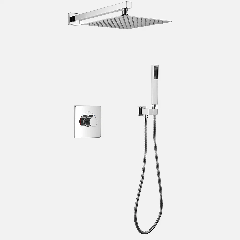 athroom bath hot and cold water faucet in wall mounted gold rain taps set concealed shower mixer