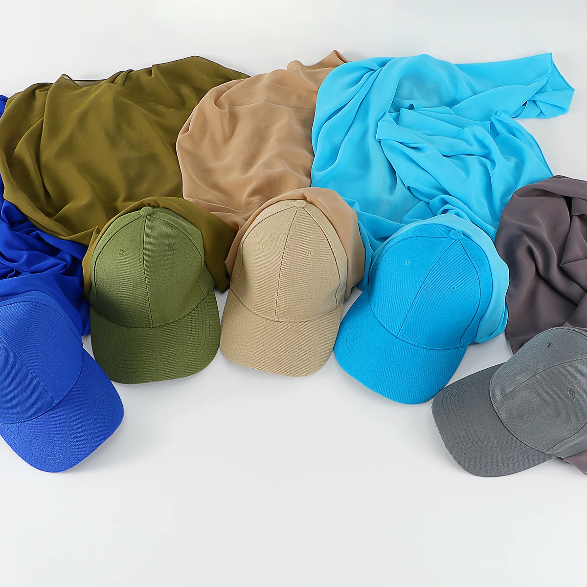 Casquette Hijab Sport Jersey Été – Bandeau Mousseline De Soie Intégré Pour Femmes Et Filles Musulmanes