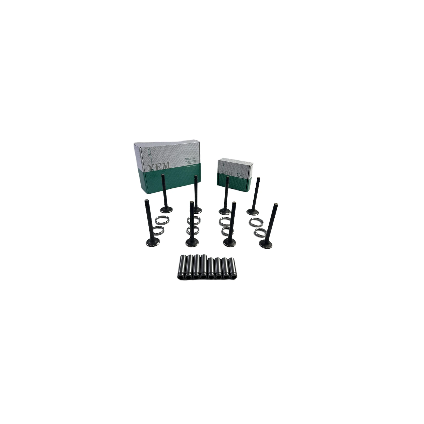 4LE1 Excavator Parts Intake and Exhaust Valve Guide Seat Kit for Isuzu Engine Replacement Parts