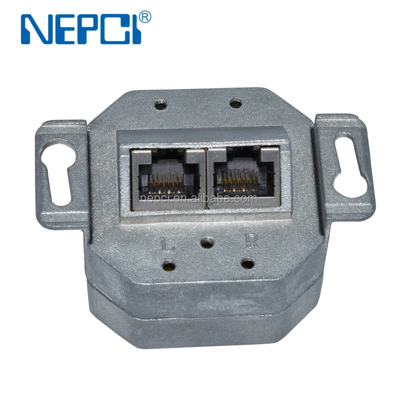 Nepci German Flush Mount Stp Shielded Rj45 Cat5e Cat6 Keystone Jack ...