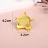 [Oro puro] Insignia de cinta de estrella de cinco puntas - 4,2*4,2 cm