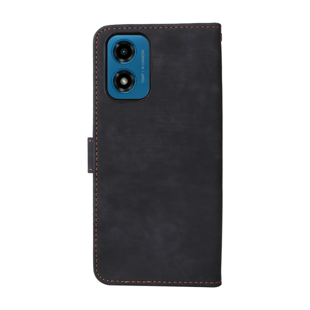 Wallet Phone Case For Moto G04 Customize Drop Proof Soft Tpu Matte Skin Feel Clear Shockproof Sjk371 manufacture