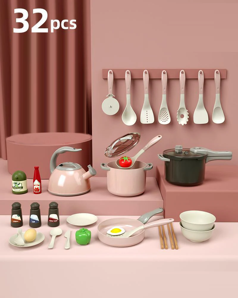 Детский кухонный игровой домик набор игрушек имитация кухни детское приготовление пищи интересное хранение игровая