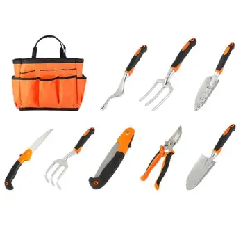 Multi-function outdoor 9 pcs gardening tools shovel set plastic sand digging shovel landscape kit