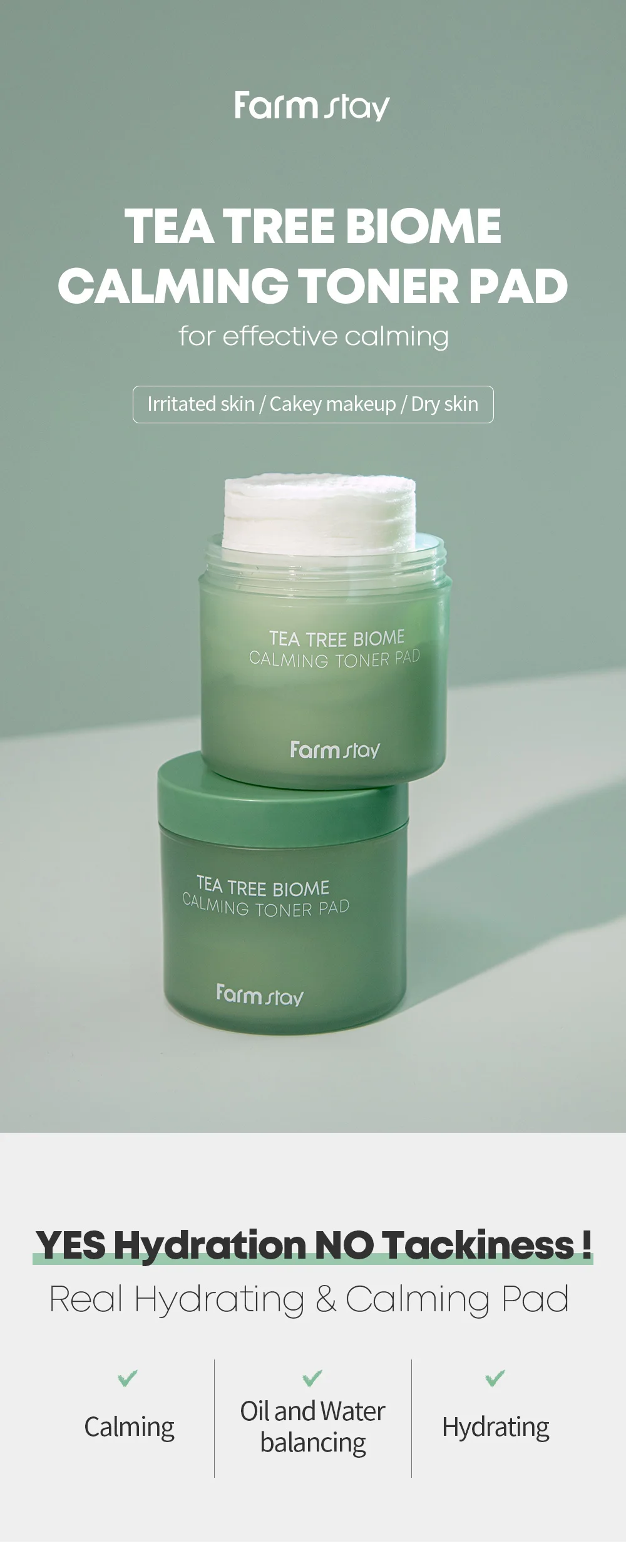 Hot Sale Cleansing Pad Treatment Pad Acne Removal Exfoliating Cleansing