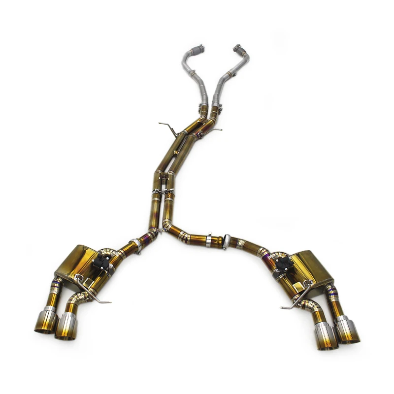 Custom Titanium Tuning Catback Exhaust for Porsche Macan 3.0T 2014-2023 Valvetronic Exhaust Catback System