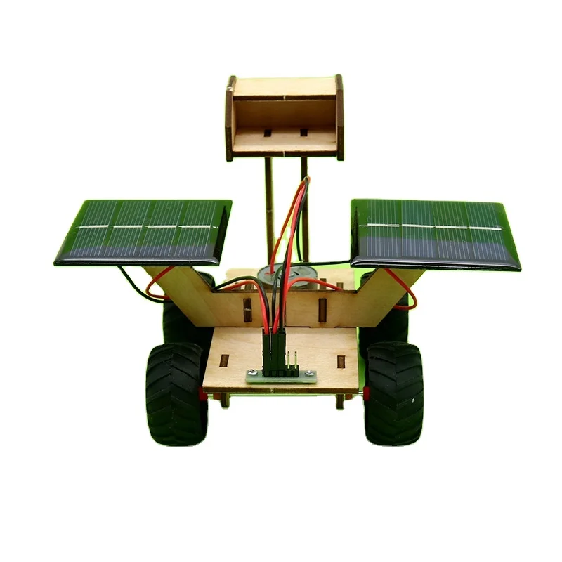 Лидер продаж, пазл для детей, деревянная настенная игрушка «сделай сам», робот на солнечной батарее