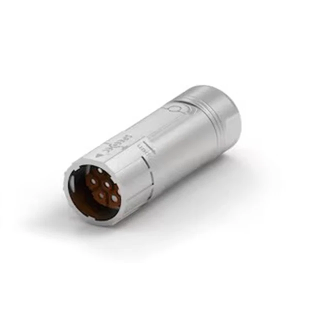 Connector Cable-to-Cable, Circular Connector Plug, Shell Size 23, Zinc Alloy, PBT GF BSTA078NN00580100000
