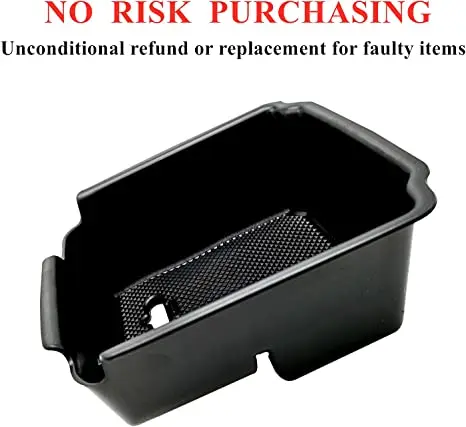 Center Console Organizer Interior Storage Box for 2018-2022 VW Tiguan and 2022VW Taos ABS Insert Armrest Box Storage Accessories