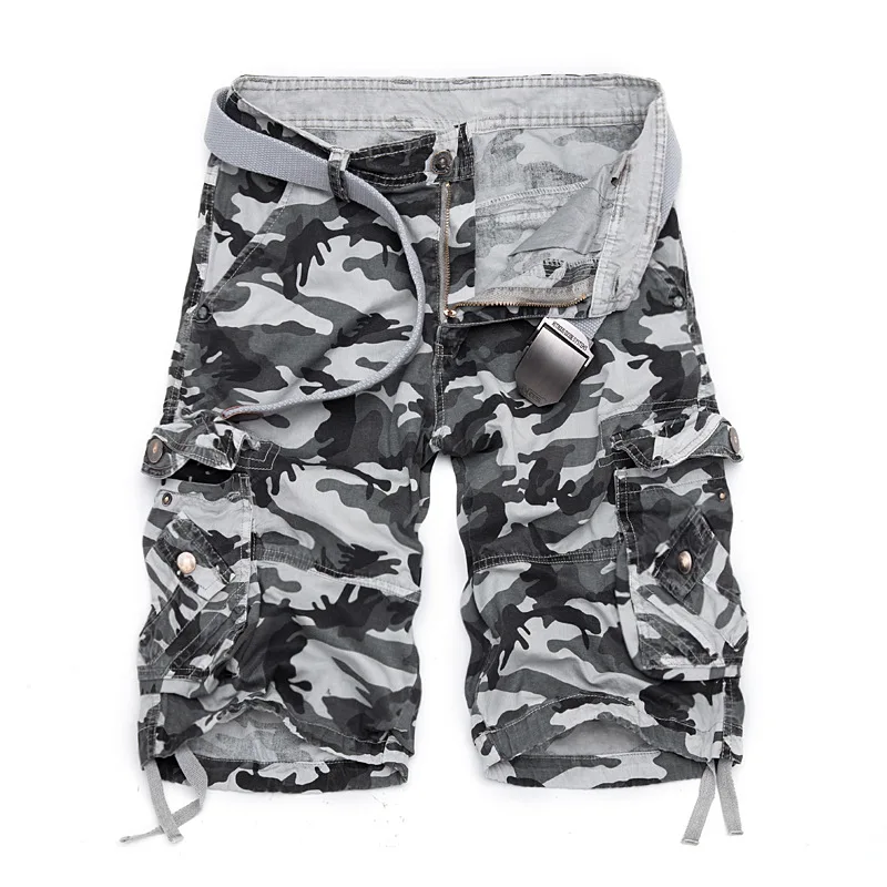 Nagykereskedők Plus Size Cargo munkaruhák Camouflage férfi mintás rövidnadrágok Laza edzőruhák férfiaknak34_voghion.com