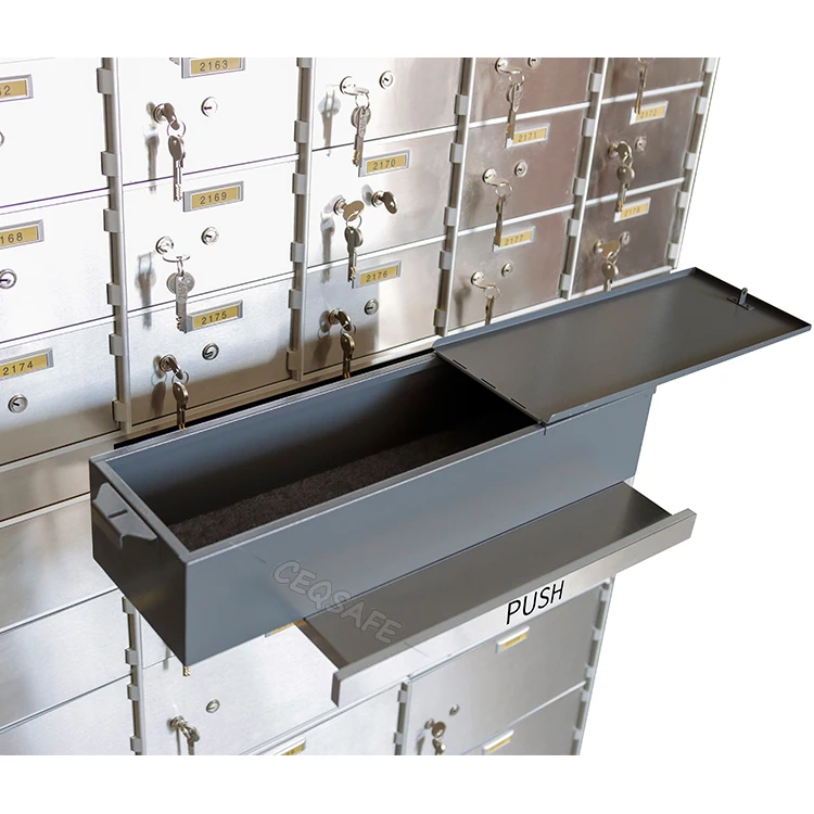 CEQSAFE High Quality Steel Money Cash Deposit Digital Home Money Deposit Safe Box Vault Safe manufacture