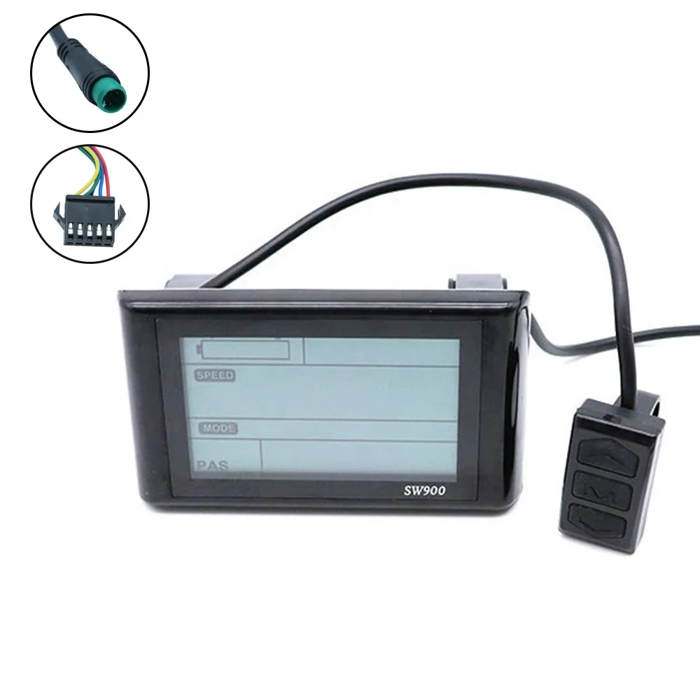 Panneau D'Affichage LCD 24V 36V 48V 60V S886 Ebike RéGlable avec AccéLéRateur Torsadé pour VéLo Panneau D'Affichage LCD 24V 36V 48V 60V S886 Ebike RéGlable avec AccéLéRateur Torsadé pour VéLo
