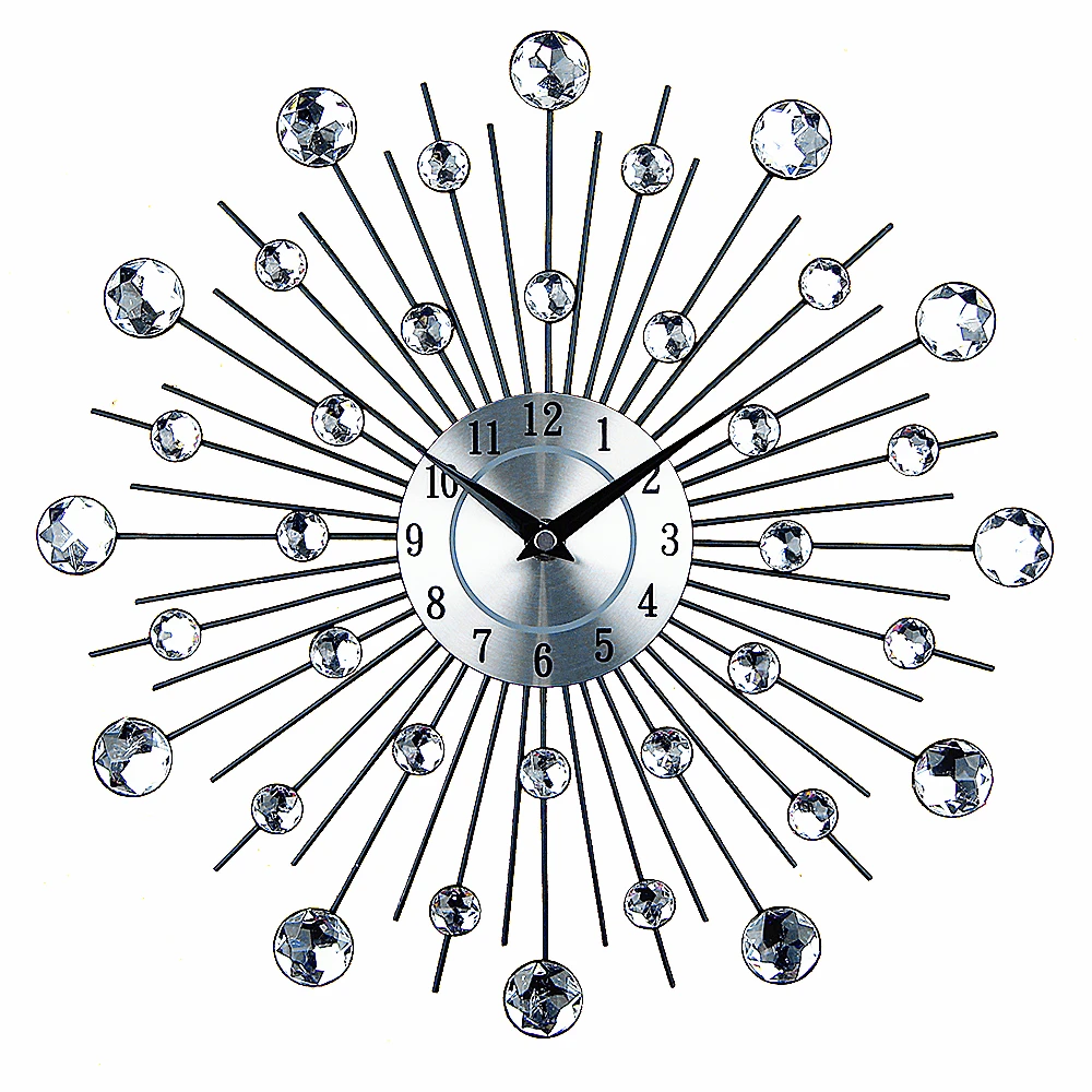 Star wars round glass wall popular clock simple contemporary