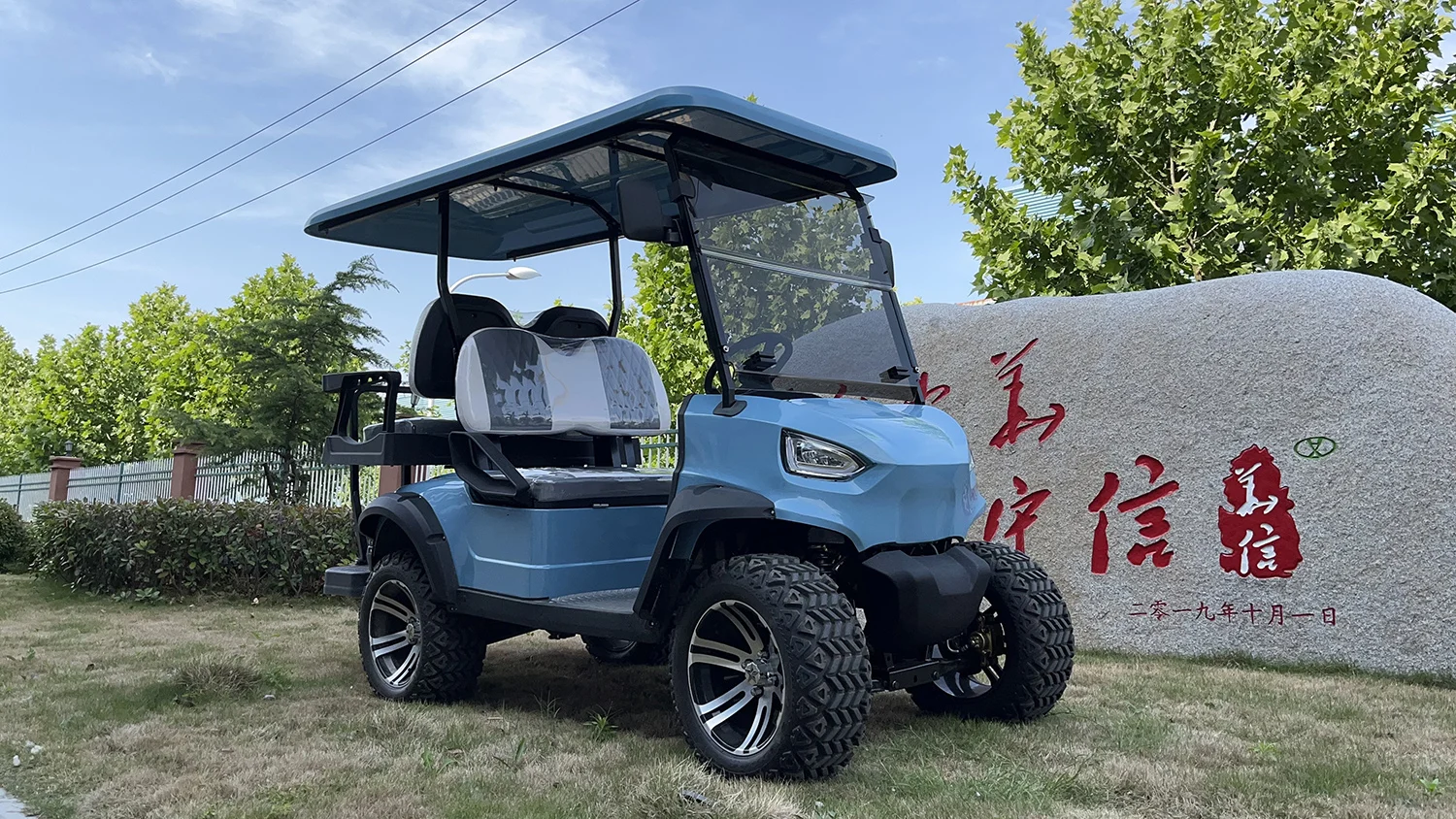 Easy Operate 48v 5kw New Electric 4x4 Golf Cart Reception Car 4 Seats