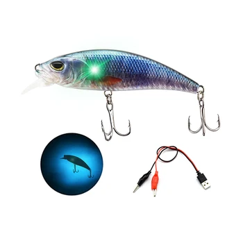 Electronic Mechanical vibration Jerkbait Twitching Bait Rechargeable Lures Robatic Swim Lure