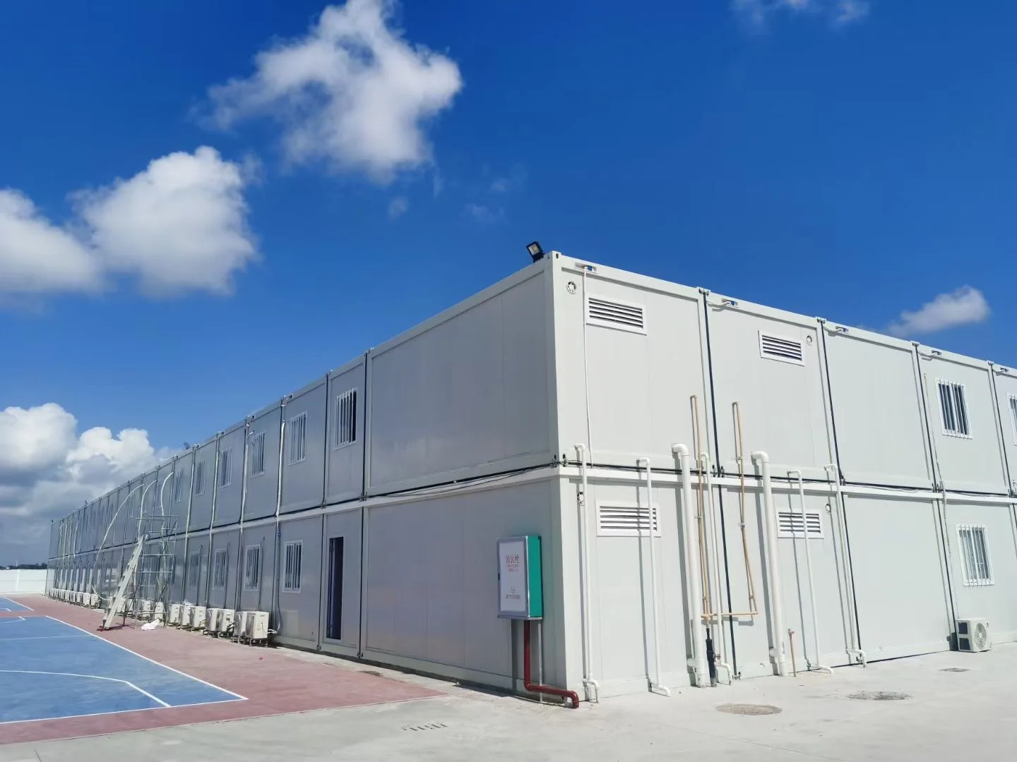 Low Price Deluxe Customized Portable Modular Container Homes Two Floors