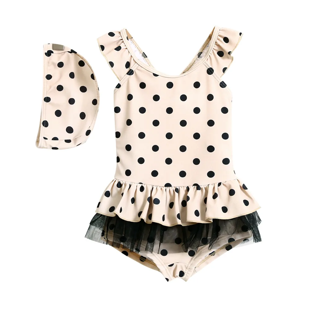 2024 Customized Outdoor Swimming Pool One Piece Swimming Suit for Kids Girl