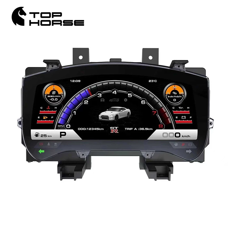 Niss-an GTR R35 LCDデジタルクラスター メーター スピードメーター
