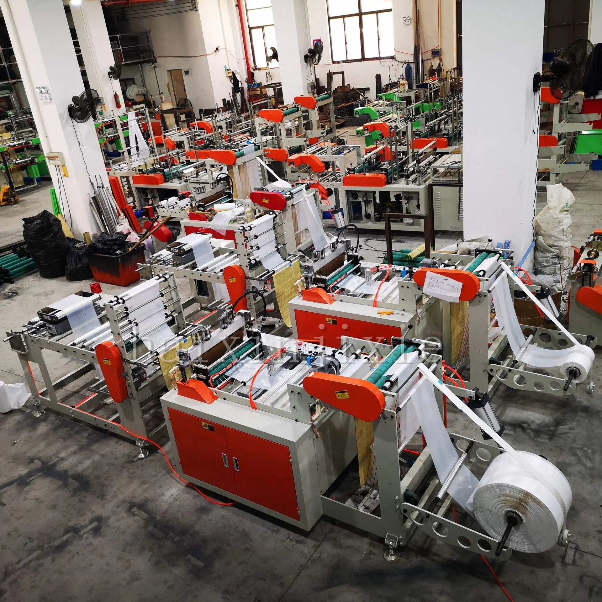 Pp Polythene T Shirt Bag Making Machine Nylon Plastic Bag Production