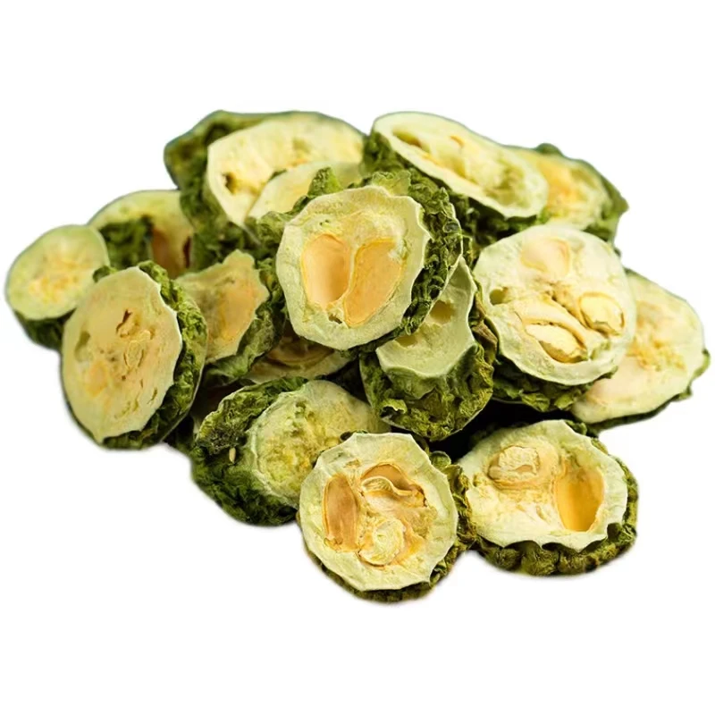 Высокое качество ku gua pian натуральный сушеный зеленый цвет горькая дыня momordica фрукты для тонкого чайного напитка