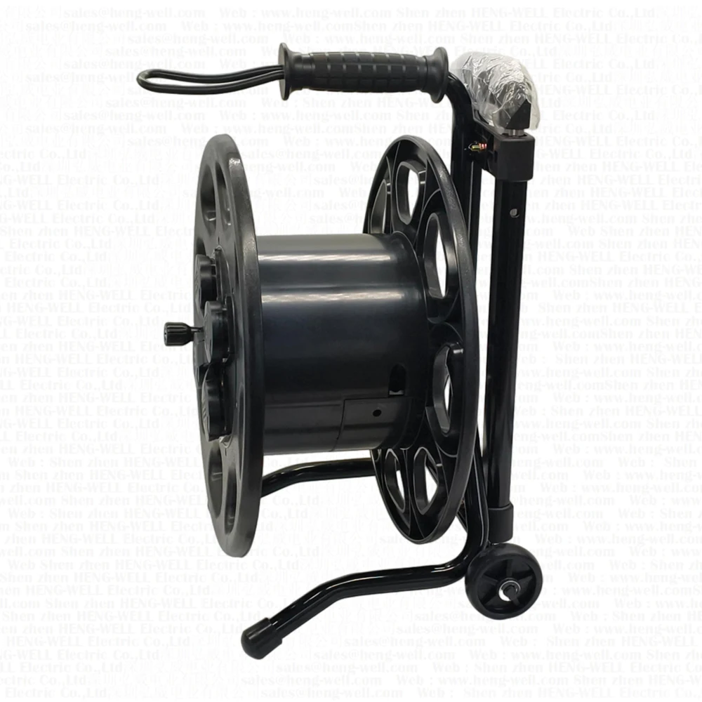 Easy to Use Double Pull Rod Super Large Cable Reel No Tangled Cables Empty Reel Customizable Plug and Sockets Svailable