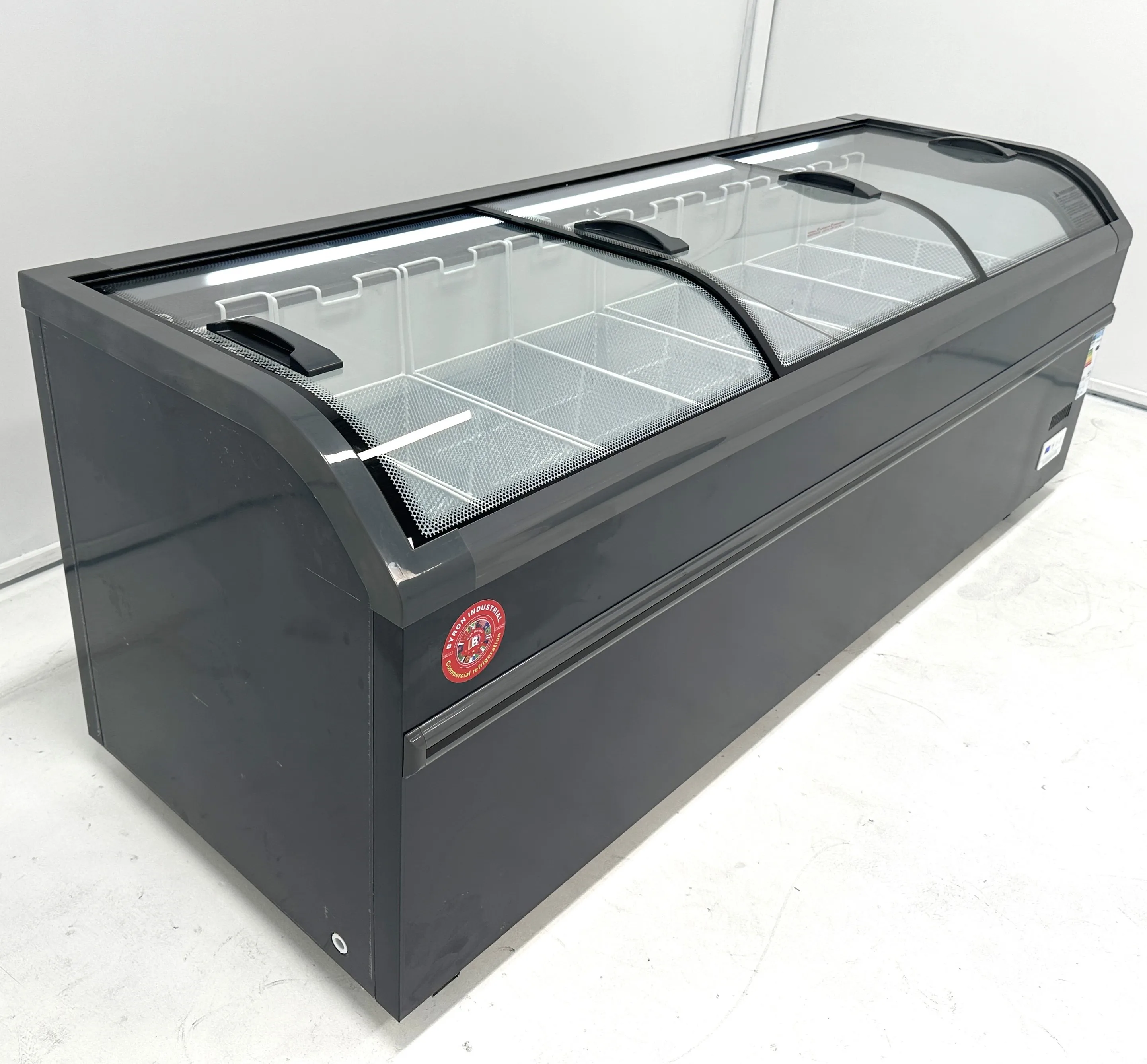 Large 1000-Liter Commercial Fridge Freezer Cold Horizontal Chest Display Big Island Freezer