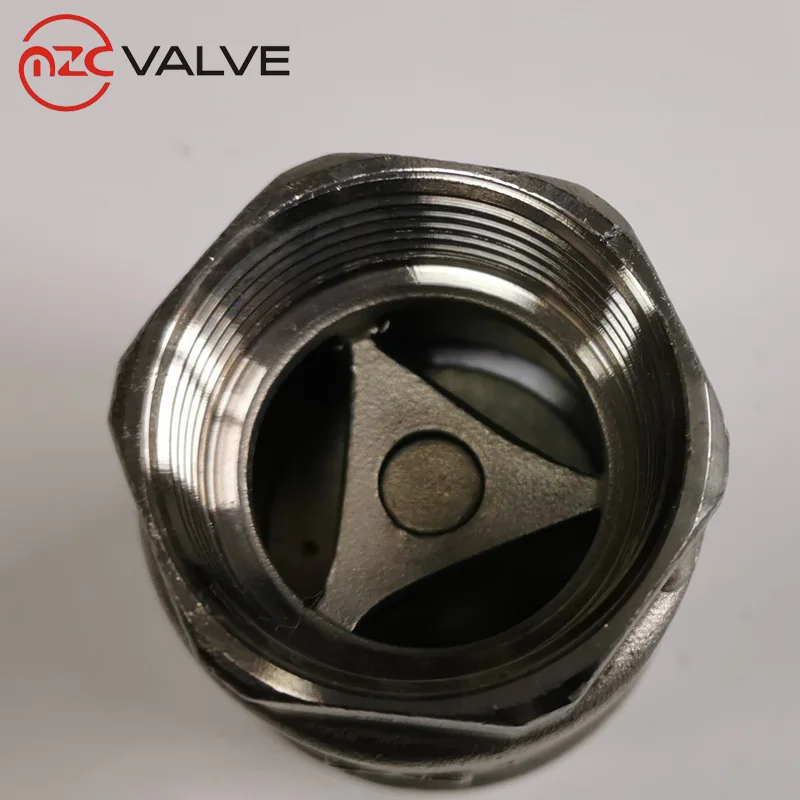 Vertical Spring One Way Water Valve Female Threaded Ends 200psi 304 Non ...