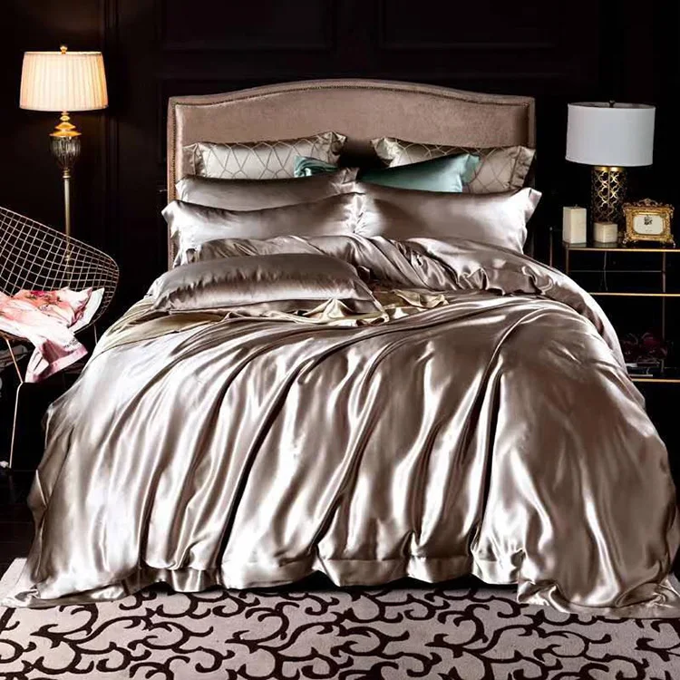 Оптовая Продажа Топ роскошный Шелковый пододеяльник oeko tex Индивидуальный размер 6А класс тяжелый чистый шелк тутового шелкопряда 30