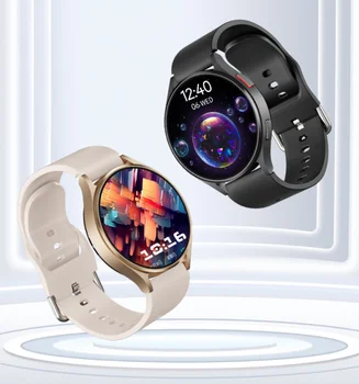 Smartwatch 1.3 Inch Round Shape Dial Screen Rotate Button Sports Bracelet BT Call GPS Galaxy Watch 6 Smart Watch
