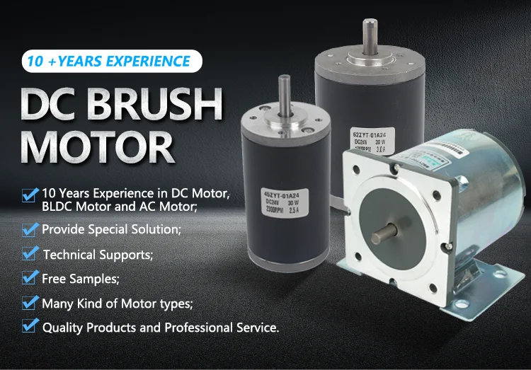 70zyt 100 Watt Dc Motor Dc Electric Brush Motor Dual Shaft Dc Brush Motor Buy 100 Watt Dc