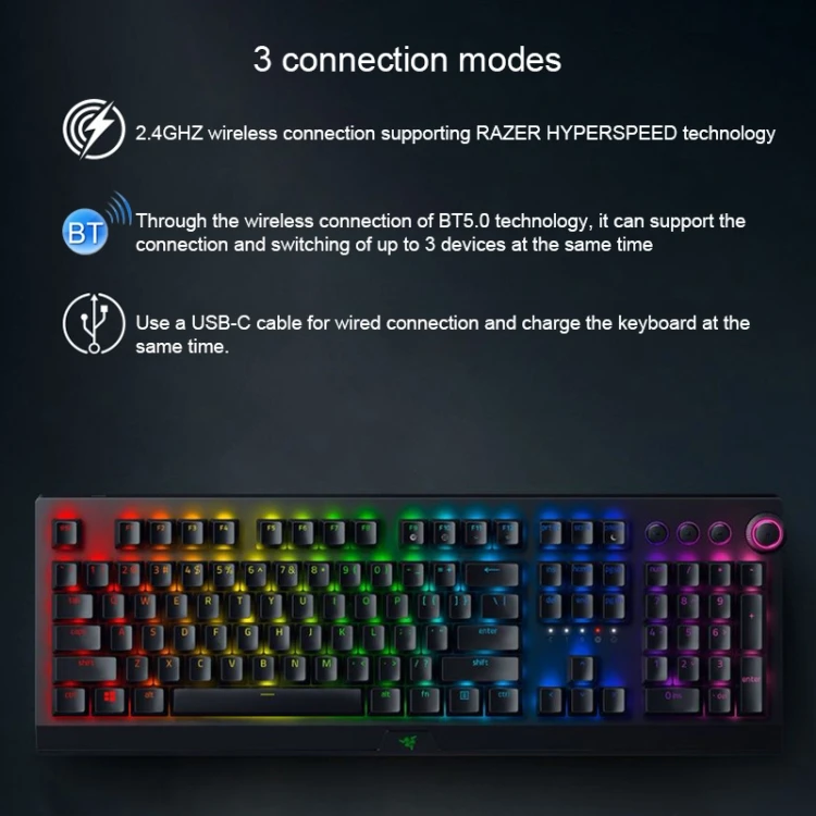 Wireless Mechanical Gaming Keyboard - Razer BlackWidow V3 Pro