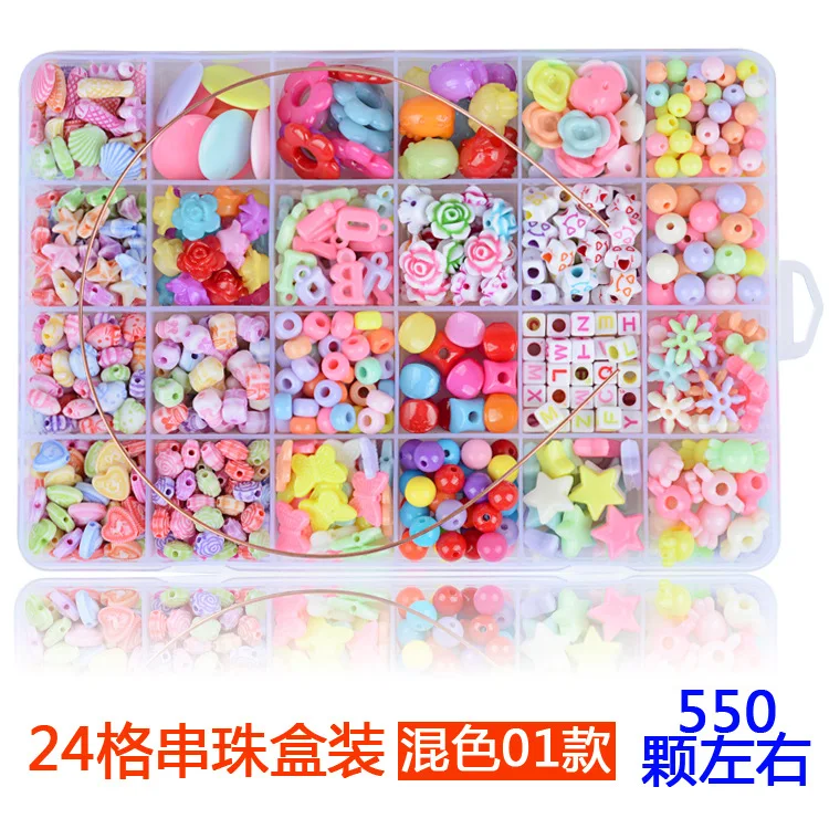 550pcs+diy bead jewelry making kit for