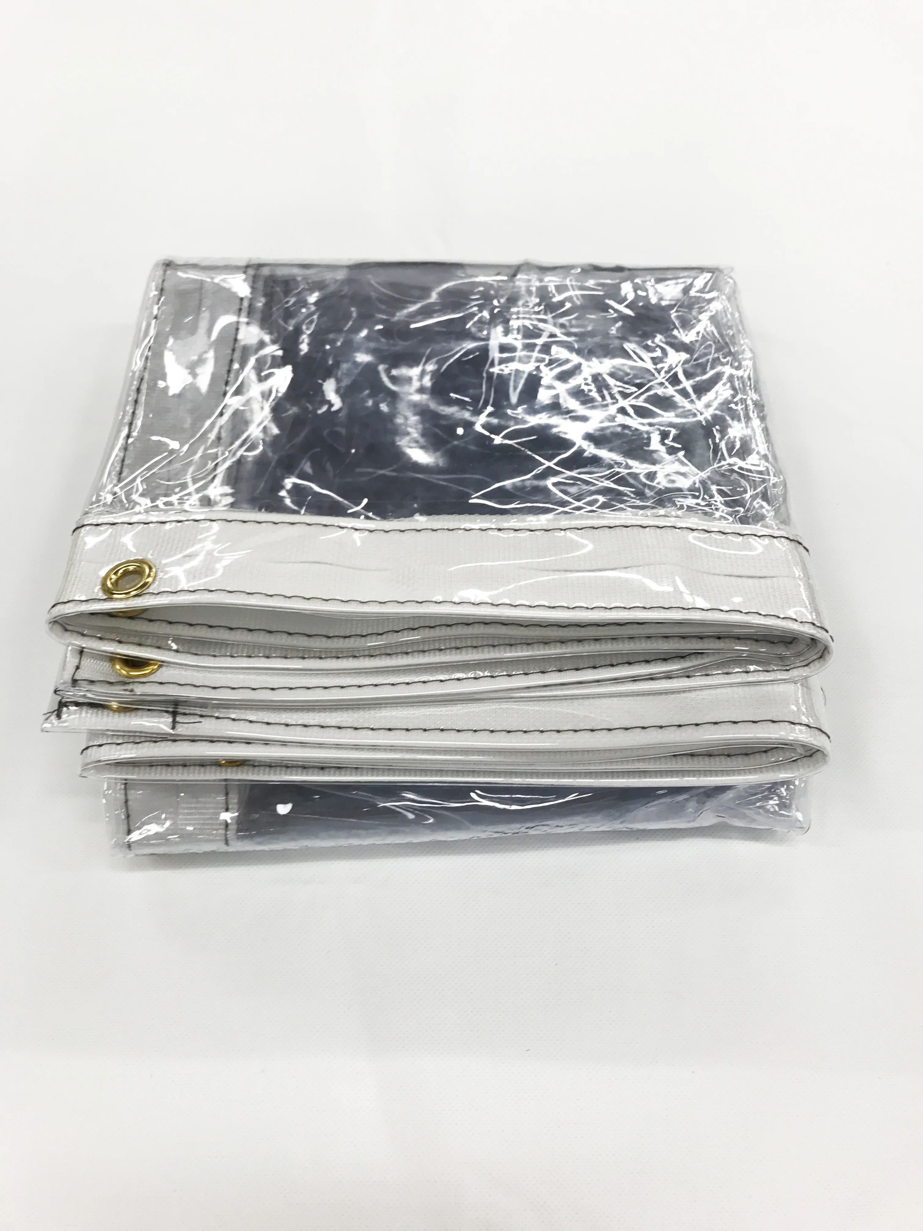 Outdoor Transparent Canvas clear Pvc Fabric Tarp Polyester Vinyl Tarp