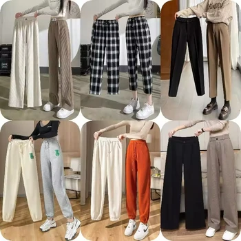 Hotsale Super Soft Wide Leg Pants Women Loose Palazzo Leg Pajama Pants Women's Trousers Wide Leg High Waist Stylish Pants