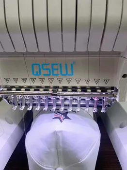 QS-1201S Single Head Computerized Cap Hat Embroidery Machine