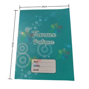 Glue Bound Journal A4, 200P High-Quality Ivory Coast Paper, French Line Ruling for Organized Notes, Sustainable Stationery