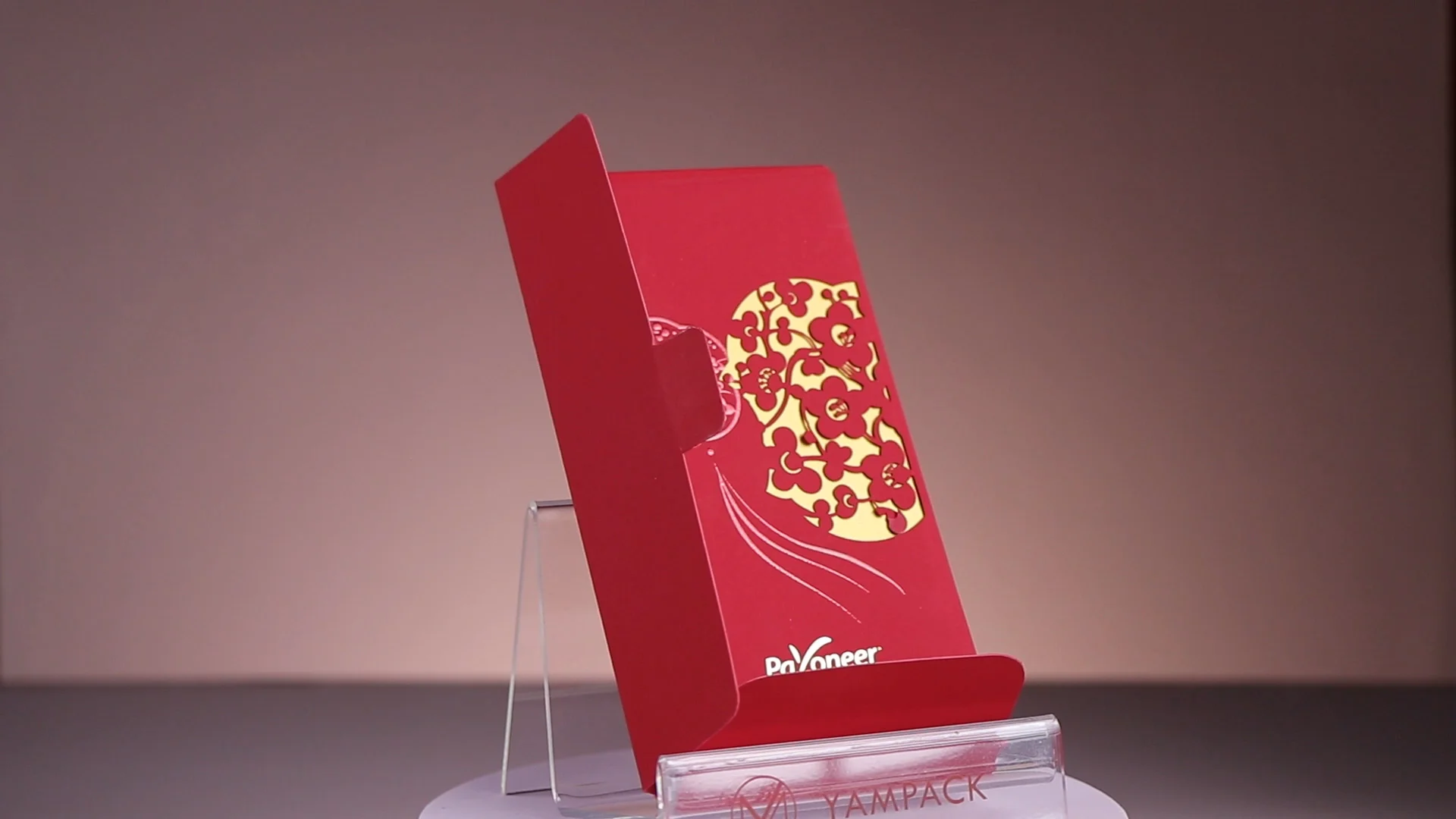 Custom Print Red Packet 3d Gold Foil Stamping Angpow Packet Eco