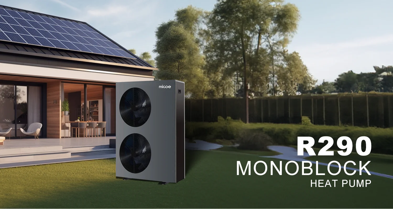 Heating Cooling Heat Pump, MICOE, R290, Monoblock, DHW - detail 6