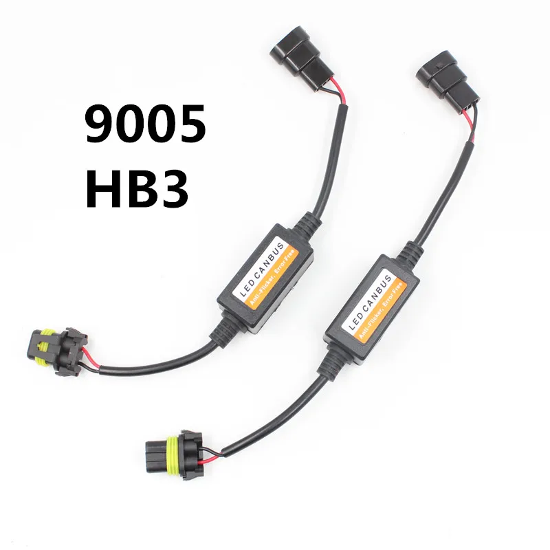 12V Car LED Decoder Canceller Load Resistor H15 H1 H3 H7 H8 H9 H11 9005 9006 9012 H4 Canbus LED Headlight Canceller Decoder