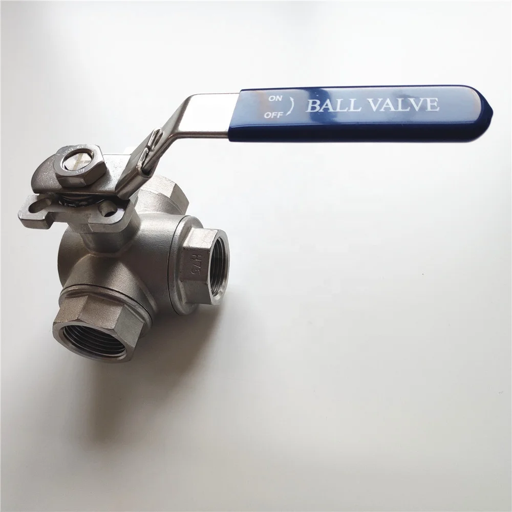 Normal Temperature Normal Pressure of Media tank three way ball valve for sale