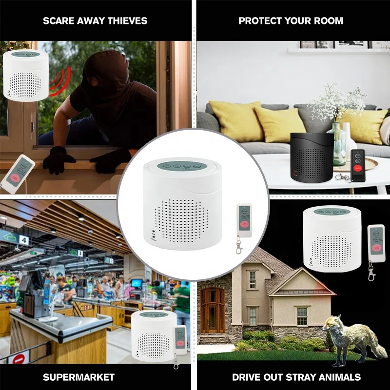 DWRL CE ROHS Wireless Barking Dog Alarm Radar Sensor Remote Controller Home Guard Security Alarm Electric Door Bell
