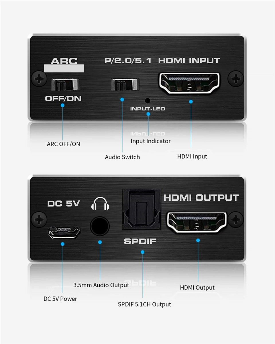 Arc выход. HDMI аудио экстрактор 5.1. Аудио сплиттер 5.1.