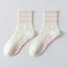Beige + Rosa a righe con polsino
