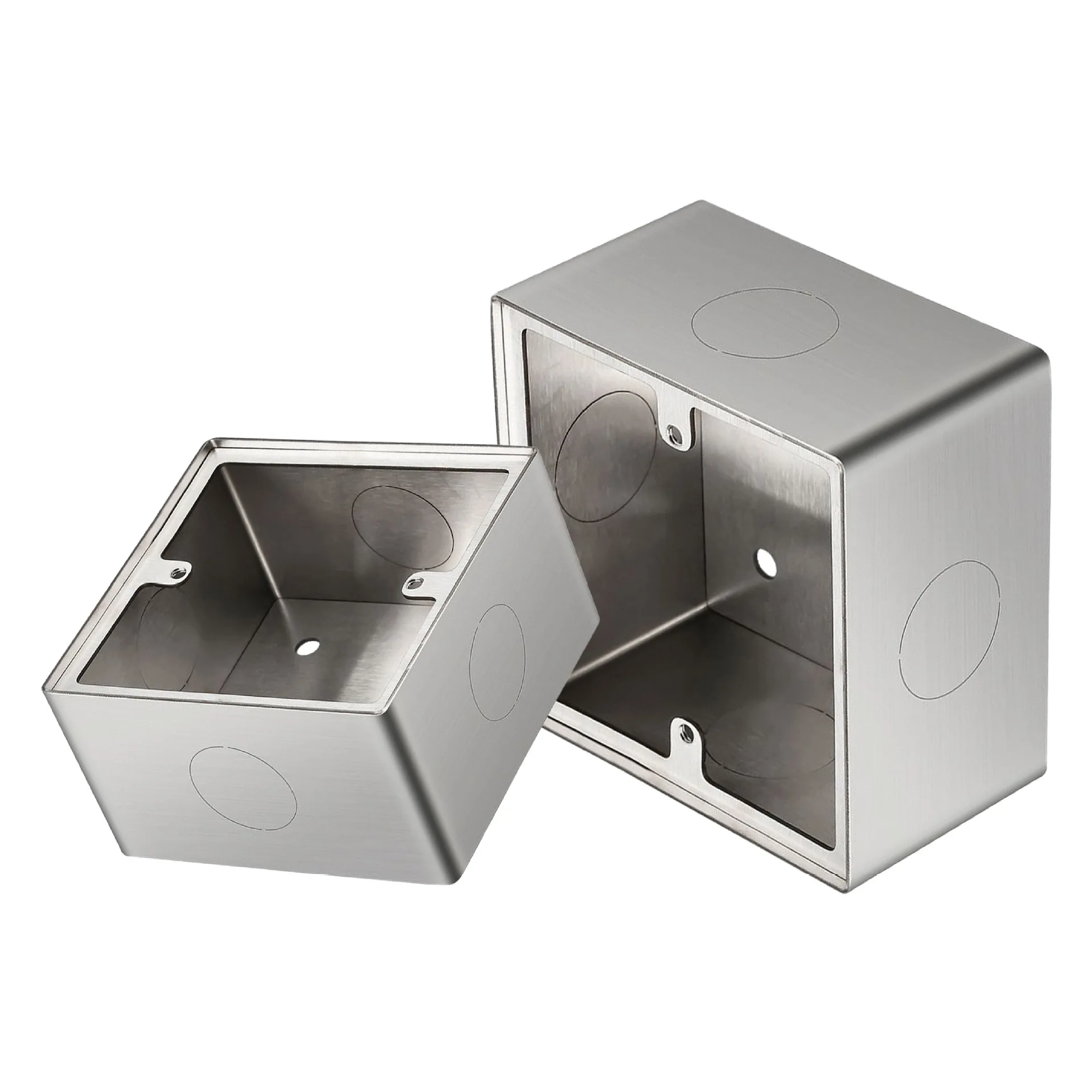 Surface Mount Pvc Junction Box Home Use Wall Socket Bottom Box One Gang Fireproof Electrical Switch Box