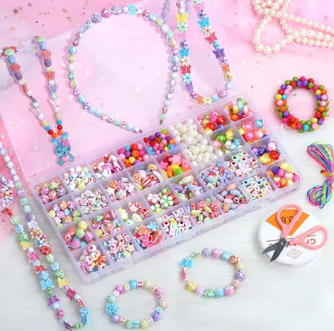 Bead Kits for Jewelry Making - Craft Beads for Kids Girls Jewelry