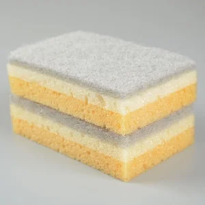 Factory Soft Seaweed Sponge for Cleaning Bath Sponge Cellulose with Scouring Pad Bulk or Customized Available 1000pcs