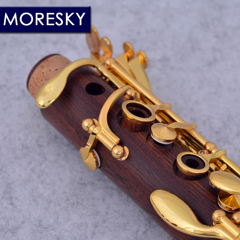 MORESKYレッドウッドプロフェッショナルクラリネットローズ