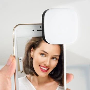Godox LEDM32 Mobilephone Portable Selfie LED Light Blilt-in Lithium Battery Adjustable Light for Photography Smartphone detail image