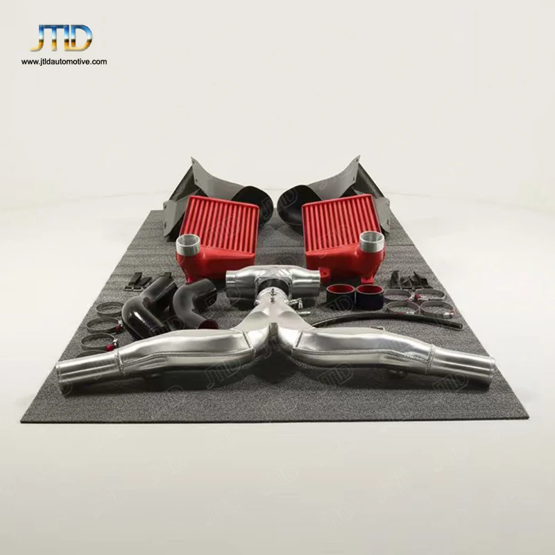 Performance Intercooler For Porsche 911 991.2 Turbo / S 3.0 Larger Core With Carbon Fiber Shroud