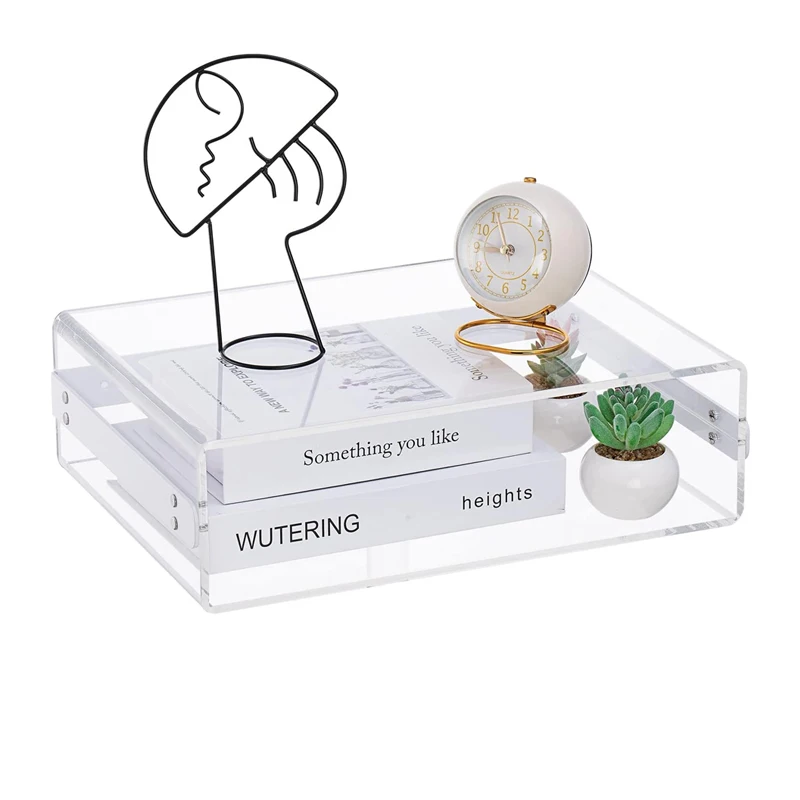 Bespoke Modern Clear Acrylic Floating Nightstand For Bedroom Lucite